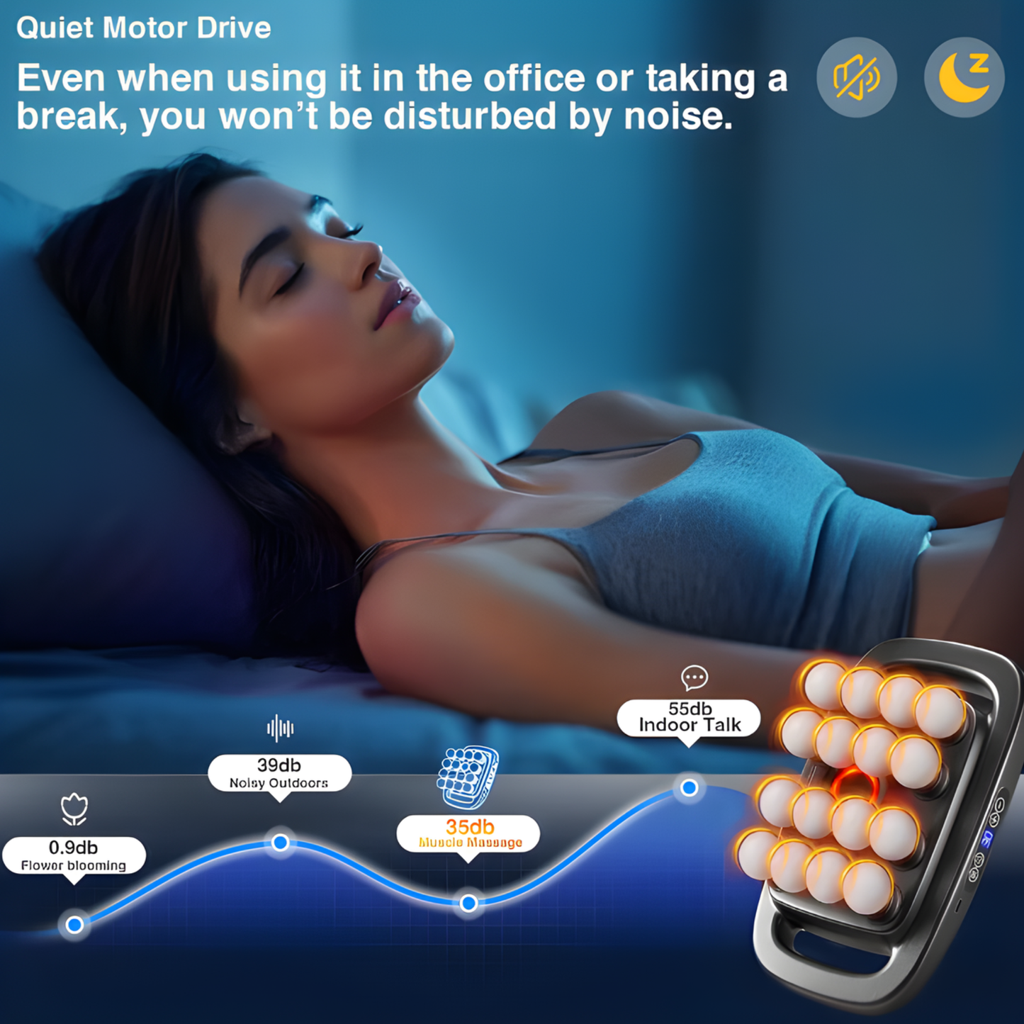 PulseCoreX Pro - 16 Head Deep Tissue Massager